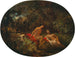 Vrouwen die baden in een bosvijver - Carl Spitzweg — weergave van het kunstwerk