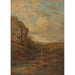 Reproductie van het schilderij Kleine landschapsschilderij met herderin - Carl Spitzweg