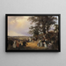 Review in the fields of Ladugårdsgärde during the visit of Tsar Nicholas in 1838 - Carl Stefan Bennet — framed artwork on a wall