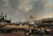 The Unveiling of the Equestrian Statue of Carl XIV Johan of Sweden in 1854 - Carl Stefan Bennet — artwork view