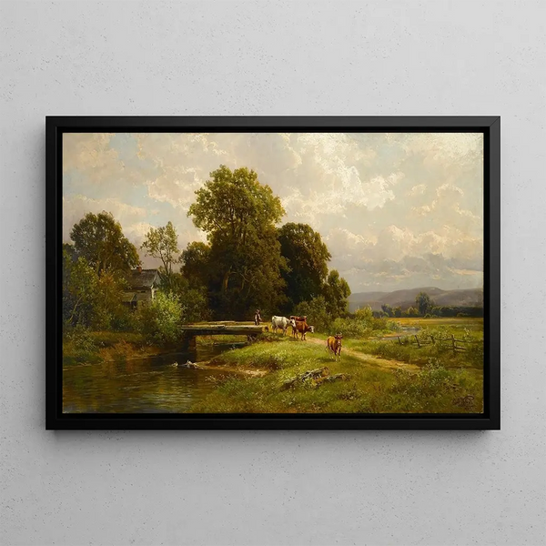 Carl Weber - Driving the Cattle Home.webp