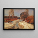 Donauau - Carl Weiss — ingelijst kunstwerk aan de muur