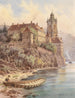 Dürnstein - Carl Wenzel Zajicek — weergave van het kunstwerk