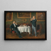 Sigaren na het diner - Carl Wilhelm Anton Seiler — ingelijst kunstwerk aan de muur