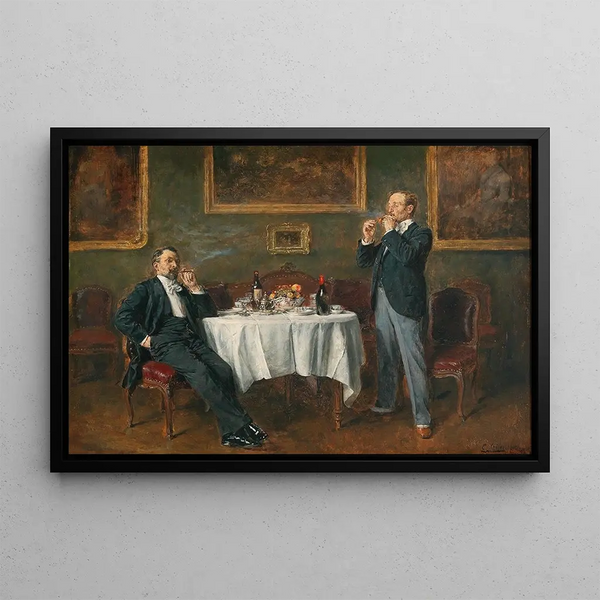 Carl Wilhelm Anton Seiler - Cigars After Dinner.webp