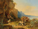 Griekenland rustend onderweg naar de markt - Carl Wilhelm von Heideck — weergave van het kunstwerk