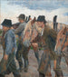 van de boerenarbeiders in Uppland - Carl Wilhelmson — weergave van het kunstwerk