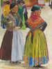 Vrouwen uit Spanje - Carl Wilhelmson — weergave van het kunstwerk