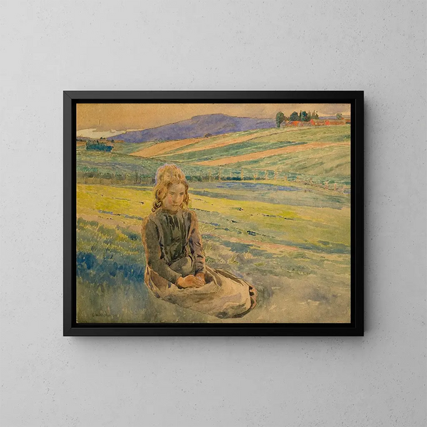 Zomeravond - Carl Wilhelmson — ingelijst kunstwerk aan de muur