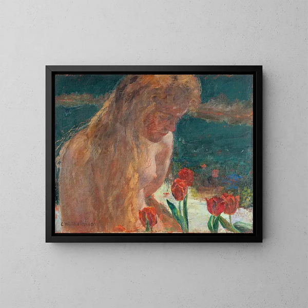 Ondine - Carl Wilhelmson — ingelijst kunstwerk aan de muur