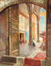 De Grote Moskee van Damascus - Carl Wuttke — weergave van het kunstwerk