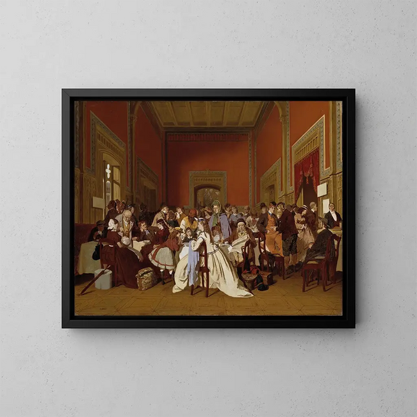 van de Tweede Klasse wachtkamer - Carl d'Unker — ingelijst kunstwerk aan de muur
