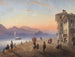 Palazzo Borromeo op het Isola Bella aan het Lago Maggiore - Carlo Bossoli — weergave van het kunstwerk