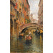 Canal vénitien - Carlo Brancaccio — weergave van het kunstwerk
