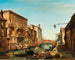 Venetië, uitzicht op het Palazzo del Cammello in Cannaregio - Carlo Brioschi — weergave van het kunstwerk