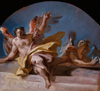 Carlo Carlone - A Study for Two Angels on a Balustrade.webp