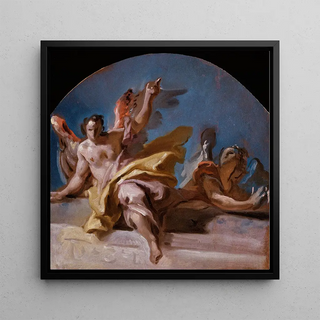 Carlo Carlone - A Study for Two Angels on a Balustrade.webp