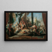 La Continence de Scipion - Carlo Carlone — framed artwork on a wall