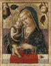van het Madonna en Kind schilderij - Carlo Crivelli — weergave van het kunstwerk