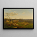 Moutons sur une colline près de Skarrids - Carlo Dalgas — ingelijst kunstwerk aan de muur