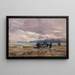 Zeilkunstdruk - Carlo Follini — ingelijst kunstwerk aan de muur