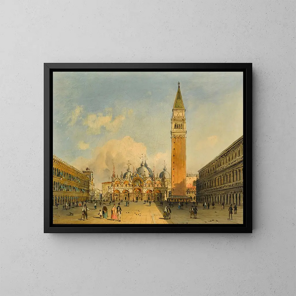 Venetiaanse uitzicht III - Carlo Grubacs — ingelijst kunstwerk aan de muur