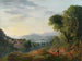 Een Italiaans landschap - Carlo Labruzzi — weergave van het kunstwerk