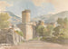 Fondi Il Castello - Carlo Labruzzi — weergave van het kunstwerk