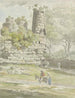 Graf van de Horatii aan de Via Appia - Carlo Labruzzi — weergave van het kunstwerk
