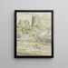 Graf van de Horatii aan de Via Appia - Carlo Labruzzi — ingelijst kunstwerk aan de muur