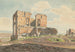 La grande villa des Quintilii sur la voie Appienne - Carlo Labruzzi — weergave van het kunstwerk