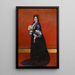 Gravin Rattazzi, geboren Maria-Laetitia Bonaparte-Wyse - Carolus-Duran — ingelijst kunstwerk aan de muur