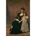 Reproductie van het schilderij Moeder en kinderen, Madame Feydeau en haar kinderen - Carolus-Duran