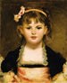 Portret van een jonge vrouw - Carolus-Duran — weergave van het kunstwerk