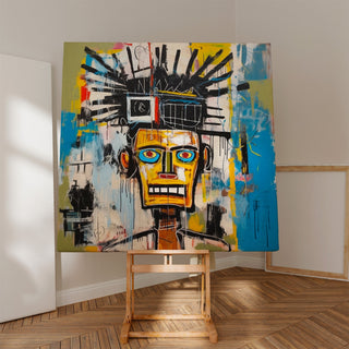 Straatkunst - Mechanisch Gezicht van de Straat