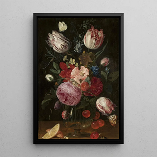 Carstian Luyckx - Flowers in a glass vase.webp
