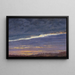 met bewolkte avondhemel - Caspar David Friedrich — ingelijst kunstwerk aan de muur