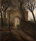 Kirchhofpforte - Caspar David Friedrich — weergave van het kunstwerk