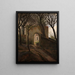 Kirchhofpforte - Caspar David Friedrich — ingelijst kunstwerk aan de muur