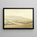 Landscape of Medium Mountain - Caspar David Friedrich — framed artwork on a wall