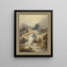 Gastein - Caspar Scheuren — ingelijst kunstwerk aan de muur