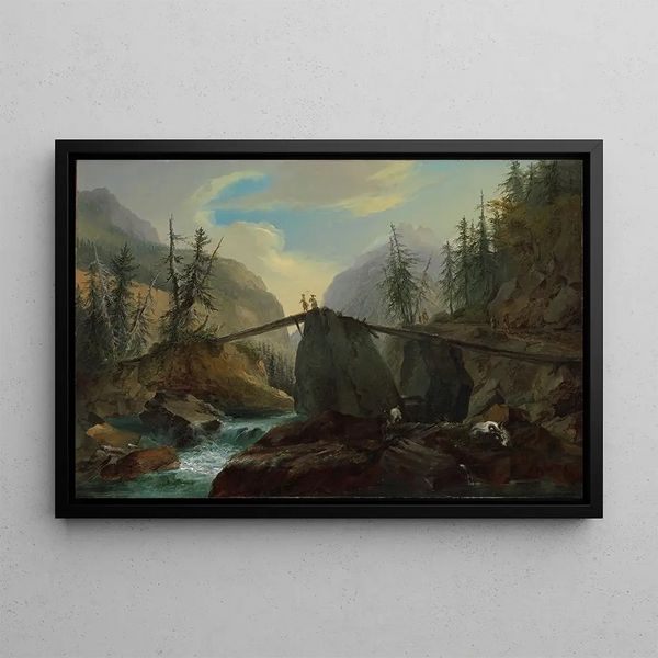 Caspar Wolf - Holzsteg ber die Ltschine bei Gsteig.webp