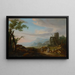 Landschap met ruïnes - Caspar Wolf — ingelijst kunstwerk aan de muur