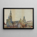 Kathedraal van Antwerpen - Cass Gilbert — ingelijst kunstwerk aan de muur