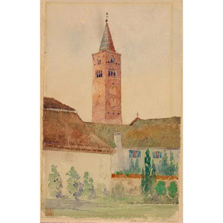 Cass Gilbert - Church Tower Italy.webp