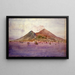 De Vesuvius vanaf de baai van Napels - Cass Gilbert — ingelijst kunstwerk aan de muur