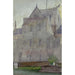 Reproduction of the painting of the North Transept of Winchester Cathedral, England - Cass Gilbert