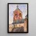 Reproductie van het schilderij Kerk Saint-Martin Utrecht Holland - Cass Gilbert