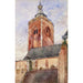 Reproductie van het schilderij Kerk Saint-Martin Utrecht Holland - Cass Gilbert