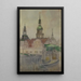Reproductie van het schilderij De torens van de Zwinger Dresden - Cass Gilbert
